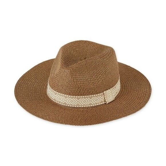 Hadley wren Mesa Panama Hat Toffee/Cream new main image 8